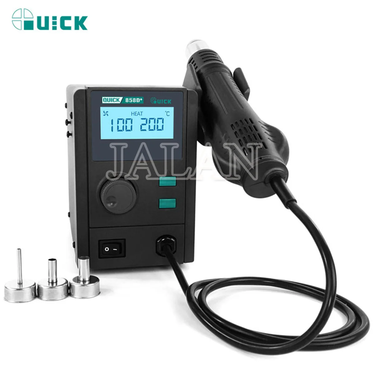 

QUICK 858D+ Hot Air Desoldering Station For Mobile Phone LCD Display Screen Motherboard Repair Lead-free Disassemble Tool