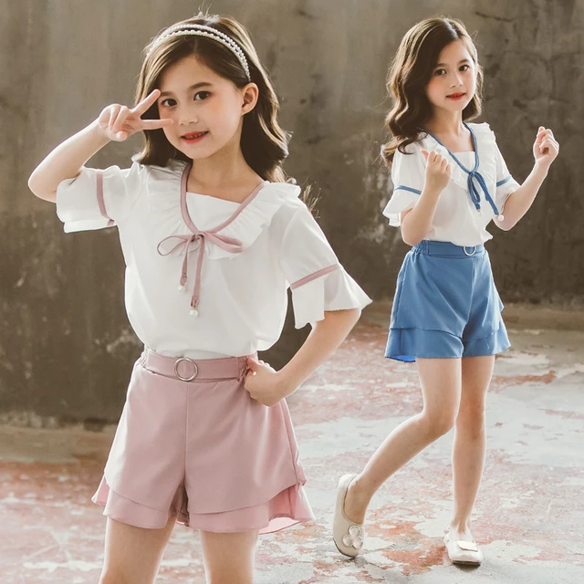 Conjunto de Ropa para Ninas trajes de verano para bebes sudadera y pantalones moda para ninos trajes para adolescentes de 4 6 7 8 10 y 12 anos AliExpress