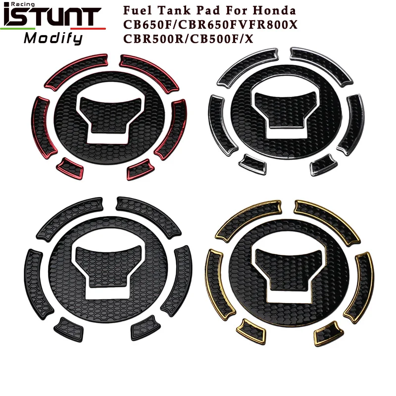 1Pcs Motorcycle Sticker Fuel Tank Pad Gas Oil Cap Protector Cover Guard For Honda CB650F/CBR650F VFR800X CBR500R/CB500F/X