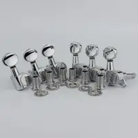 Wilkinson CR WJN05 afinadores de cabezales de máquina de guitarra eléctrica 1:19, Mini sintonizador ovalado para clavijas de afinación plateadas ST TL, nuevo