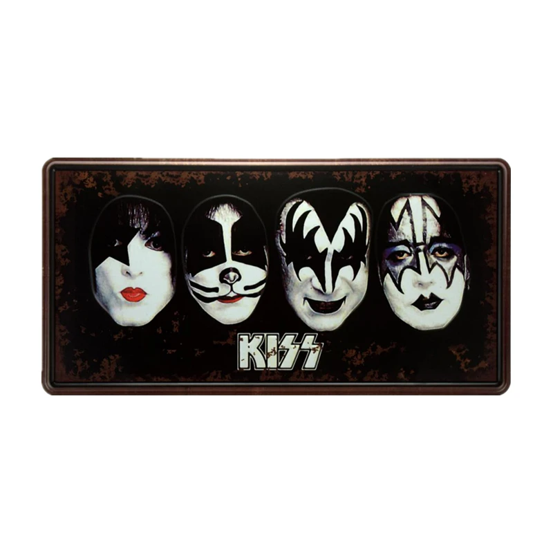 

S41088# Various Sizes Funny Self-adhesive Decal for Kiss (Рок Группа) Car Sticker Waterproof Auto Decors on Bumper Rear Window