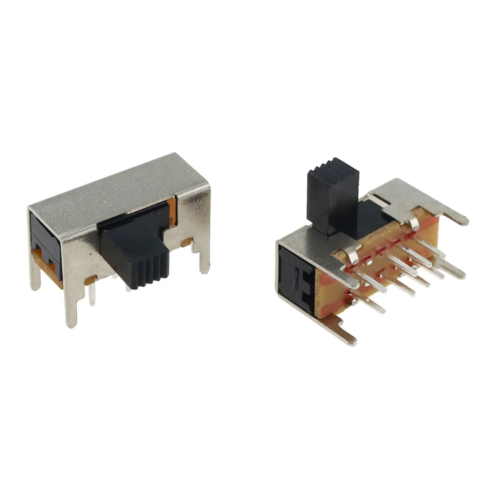 10 Stück Schalttafel platine 8 Pin 3 Position 2 p3t dp3t Schiebe schalter Seiten knopf Gerader Fuß schalter Griff Kippschalter sk23d05 – Detail 7