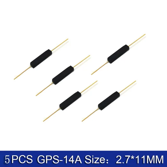 5PCS N/O Reed switch Magnetic Switch 2 * 14mm Normally Open Magnetic Induction switch N/C Normally closed MKA14103 GPS-14B