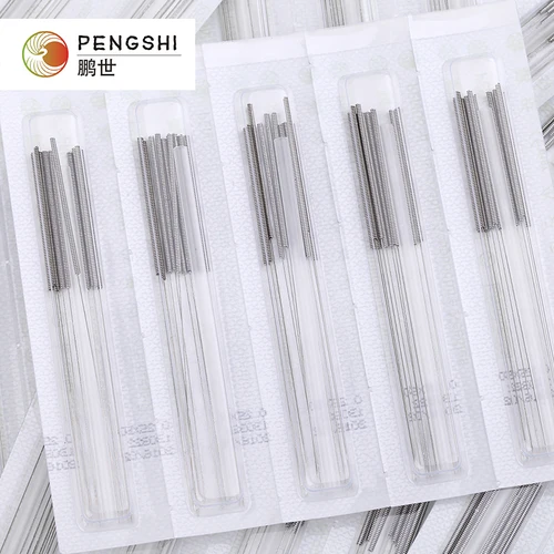 Imagen 2 del producto Aguja de acupuntura de 1000 Uds., aguja estéril desechable para un solo uso, aguja facial, masaje de belleza, masajeador corporal