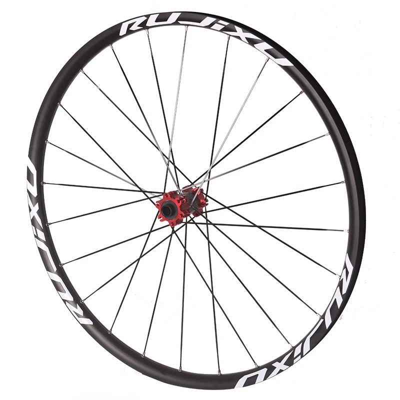 Ultraleichte Räder mit gerader Zugscheibenbremse, MTB-Laufradsatz, 26, 27,5, 29er, 700C-Felgen, 24 Löcher, glattes Lager, vorne 2 hinten, 4 A – Detail 14