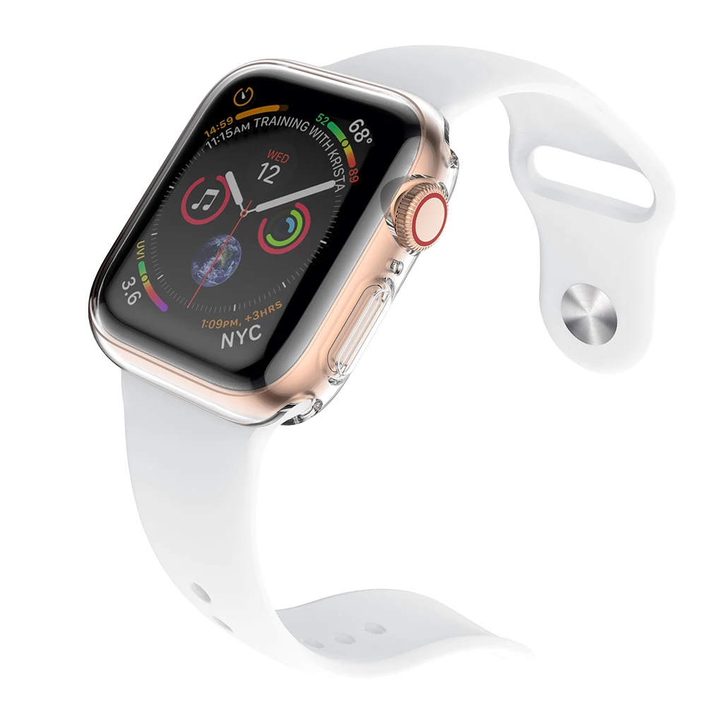 Dây Đeo Đồng Hồ Apple 4th Ban Nhạc Dành Cho Đồng Hồ Thông Minh Apple Watch 4th 2021 Dây TPU Mềm Mại Bảo Vệ Full Màn Hình dịch Vụ Tốt Nhất