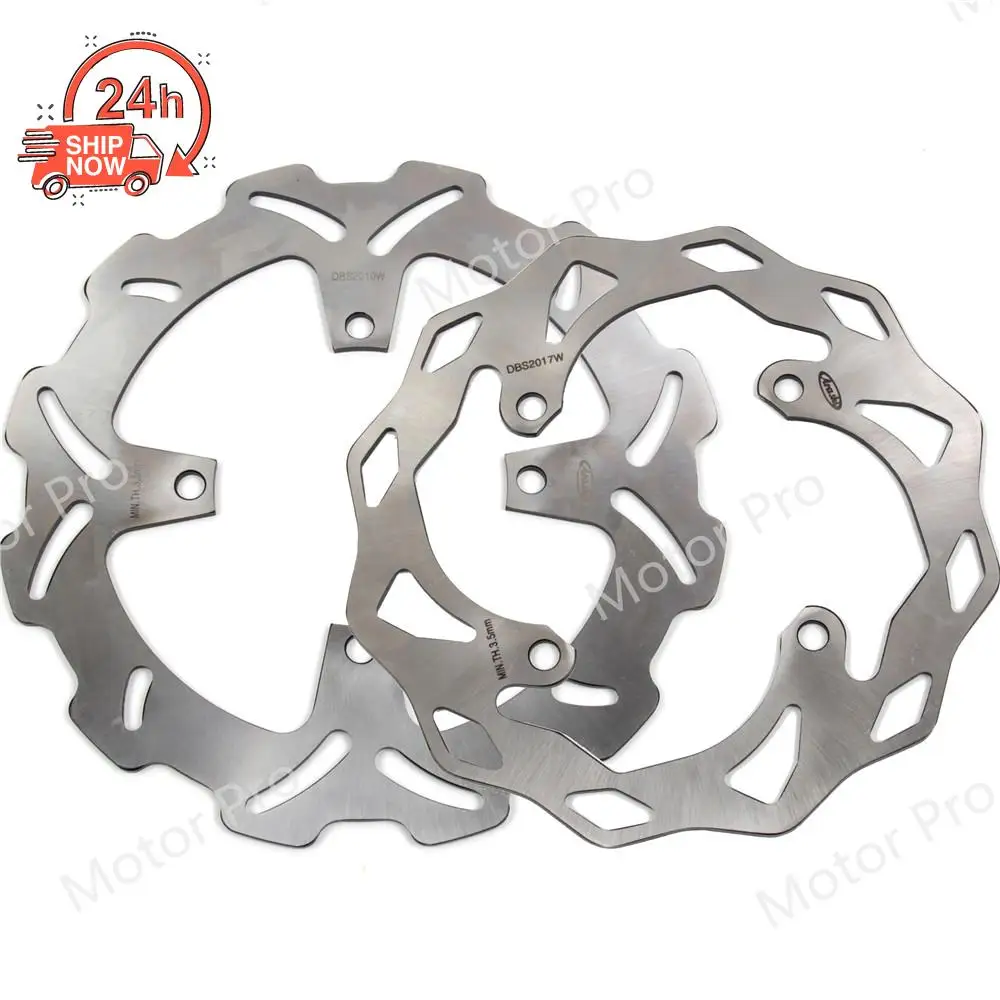 For Kawasaki KX250F 2004 2005 Front Rear Brake Disc Disk Rotor Kit Motorcycle Accessories KX 250 F KX250 250F 04 05 CNC Aluminum