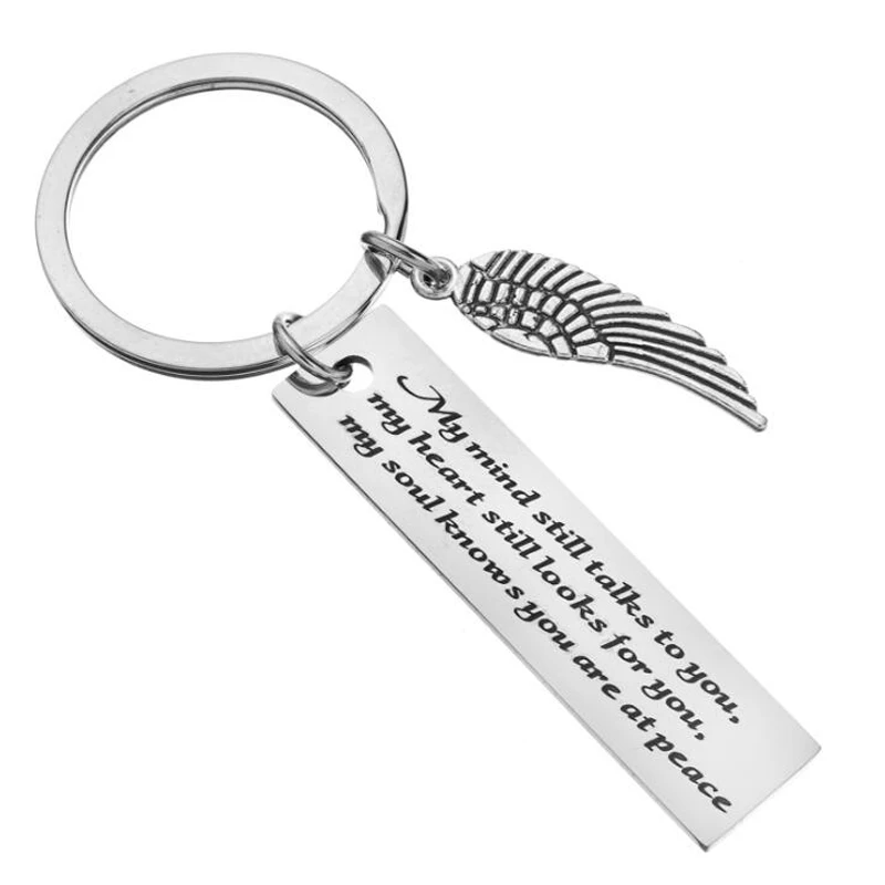 Sympathy Keychain In Memory Of Loved One Wing Keyring Memorial Gifts For Loss Of Loved One Bereavement Remembrance Keepsake Gift