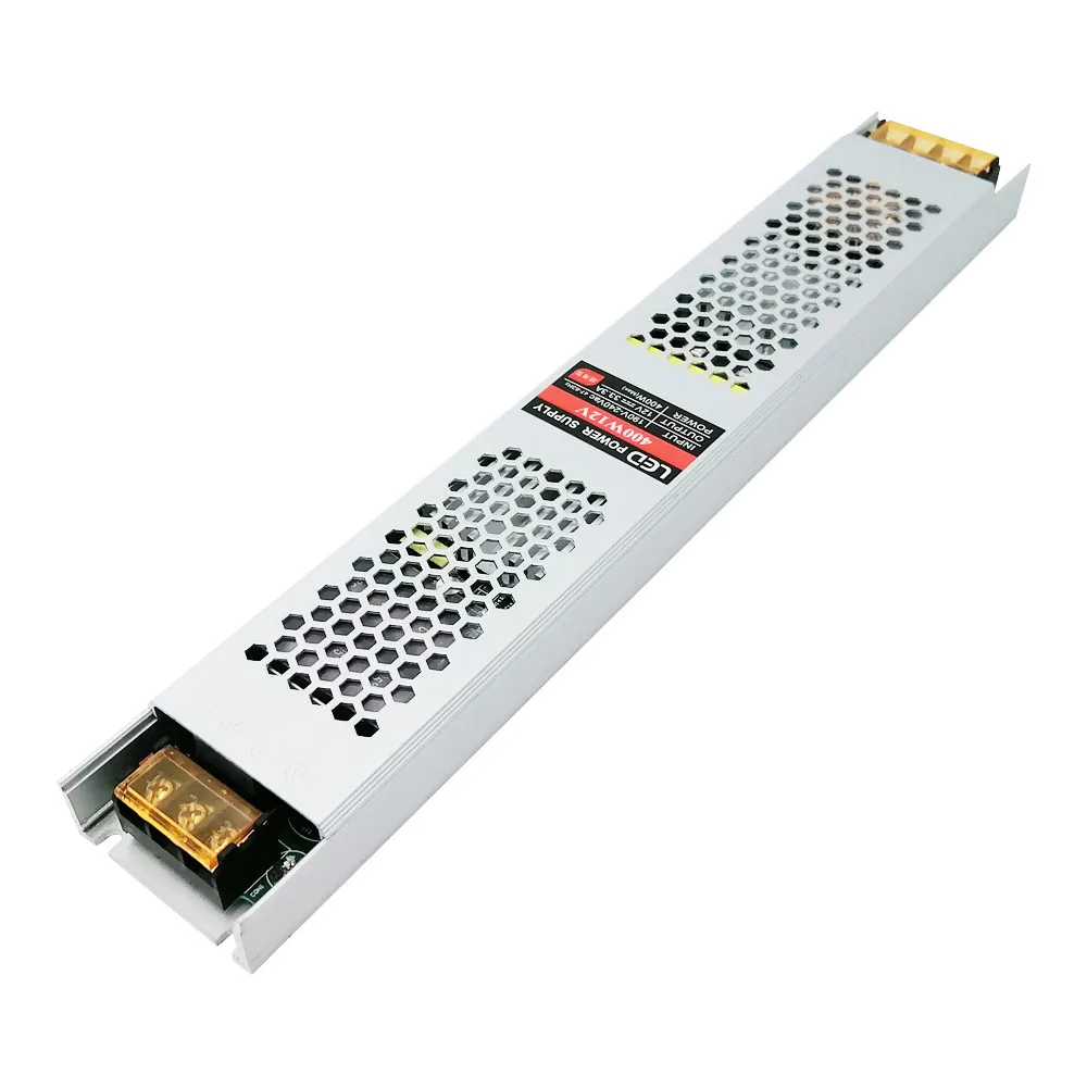 LEDストリップライト用超薄型電源,照明トランス,60w 220 w 300w ac220v,12v-400 v