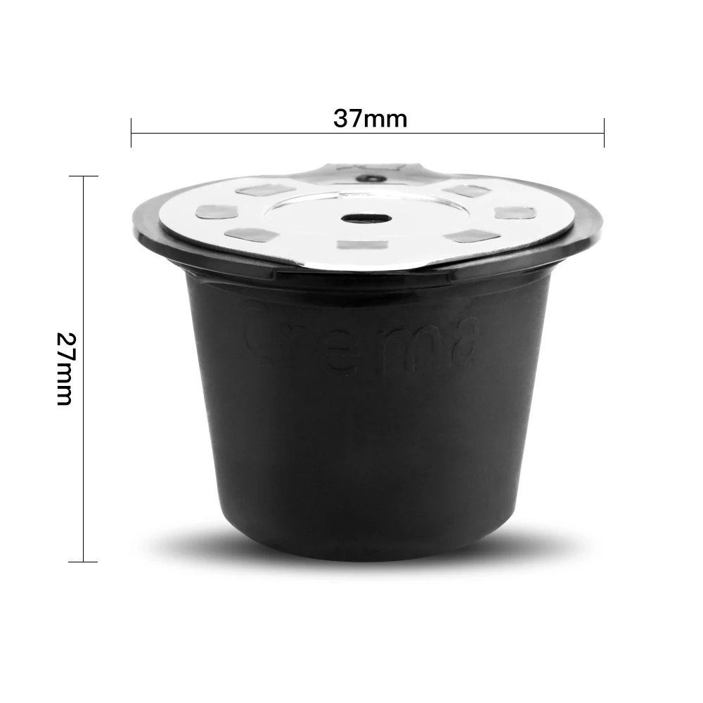 RECAFIMIL Refillable Coffee Capsule For Nespresso Stainless Steel Reusable Crema Version Coffee Pod For Nescafe Machine view 5