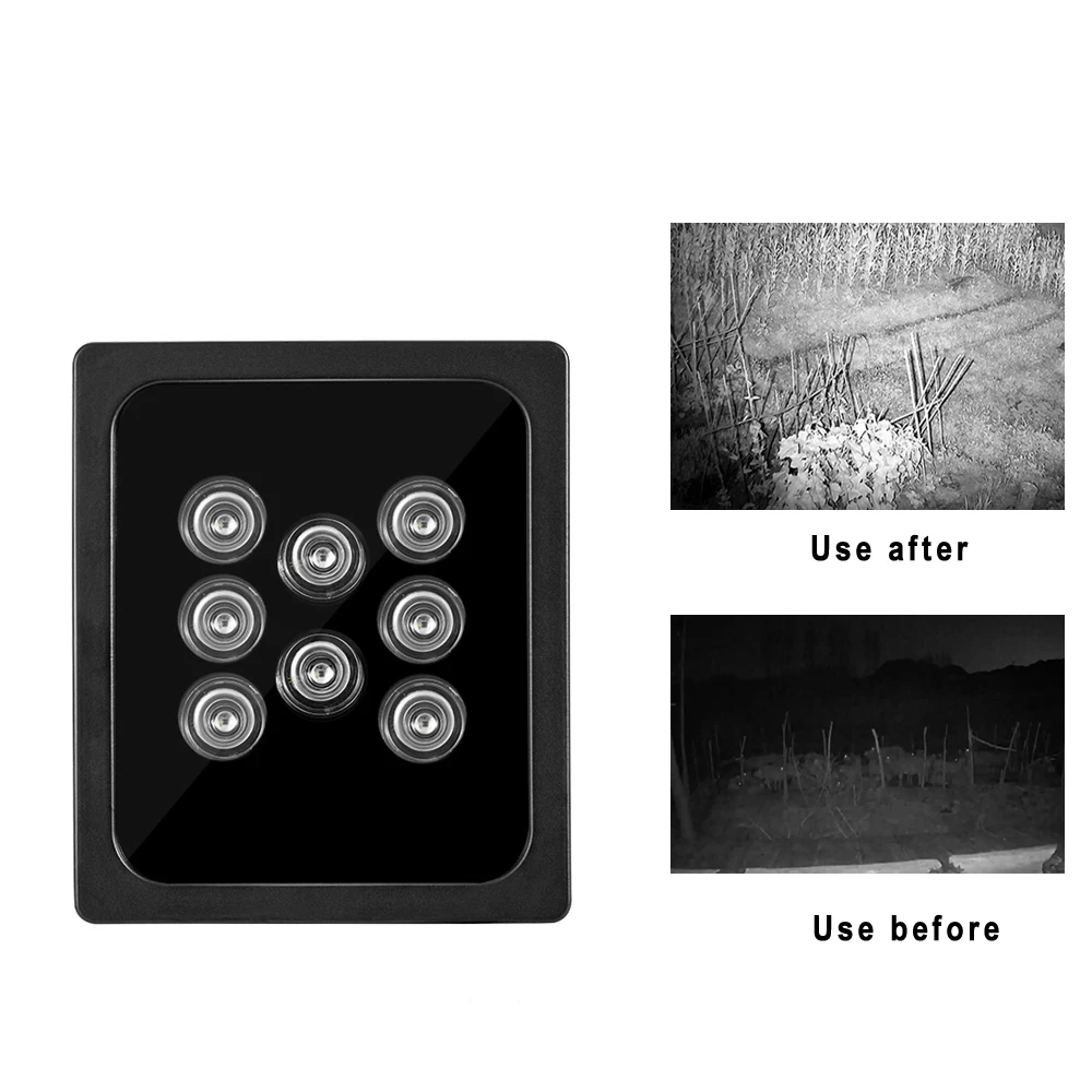 60M IR distance 940nm Invisible infrared Night Vision Outdoor Waterproof Fill Light for CCTV Security Camera 90-60-45-30-15degre