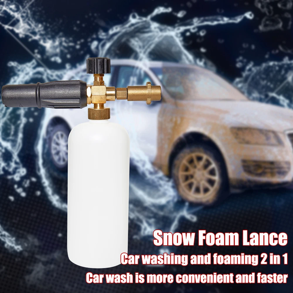 High Pressure Snow Foam Lance For Karcher K2-K7 Car Washer Foam Gun For Lavor Foam Generator For Black Decker Car Washing