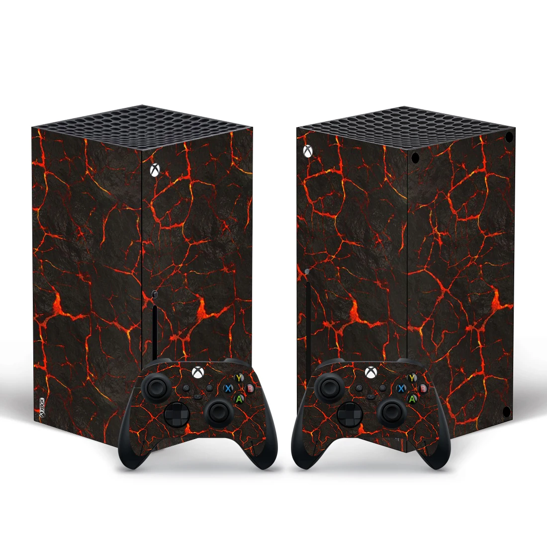 Crackle Style Xbox Series X Skin Sticker for Console & 2 Controllers Decal Vinyl Protective Skins Style 1