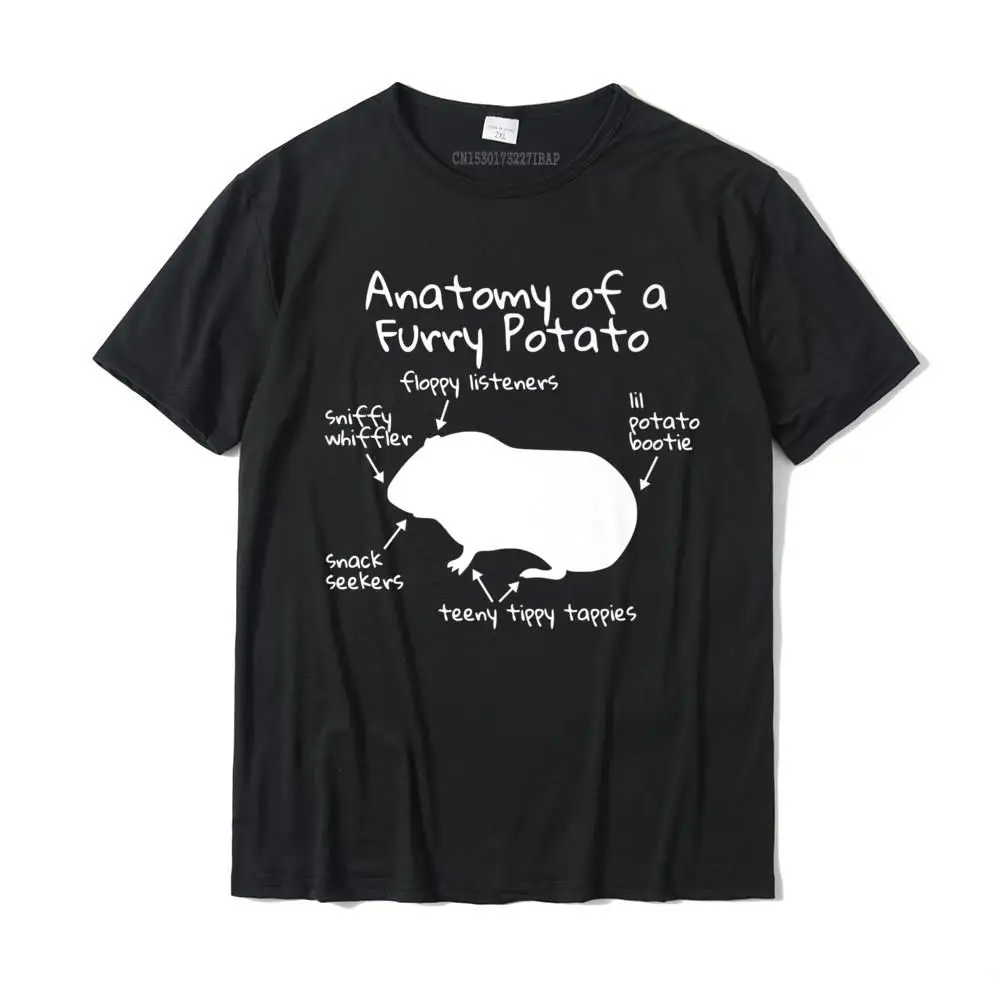 Anatomy Of A Furry Potato Funny Guinea Pig Gift Premium T-Shirt Leisure Cotton Men Tops & Tees Comfortable Latest Top T-Shirts