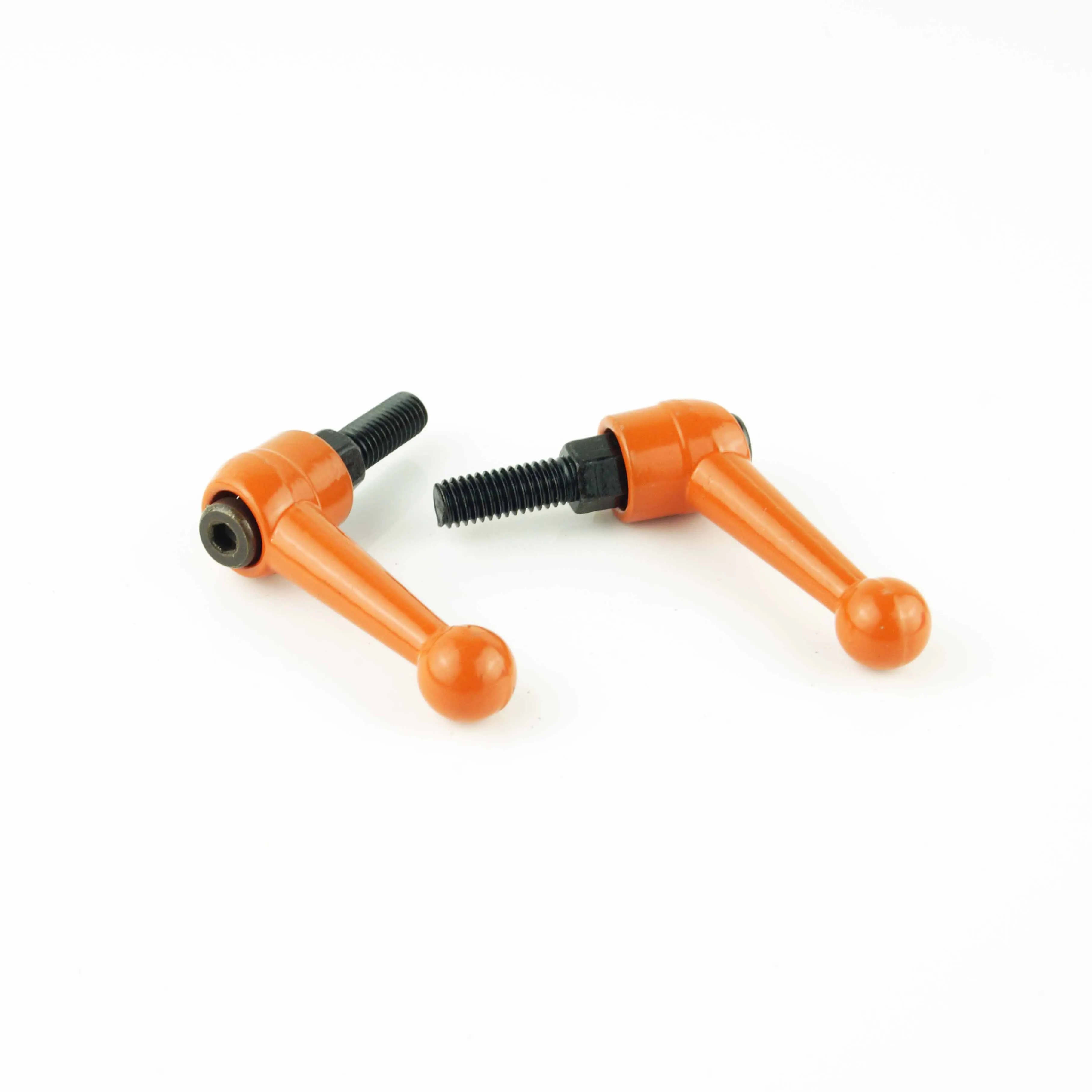 M5 M6 Solid zinc alloy orange adjustable handle clamping lever arm tension levers knob