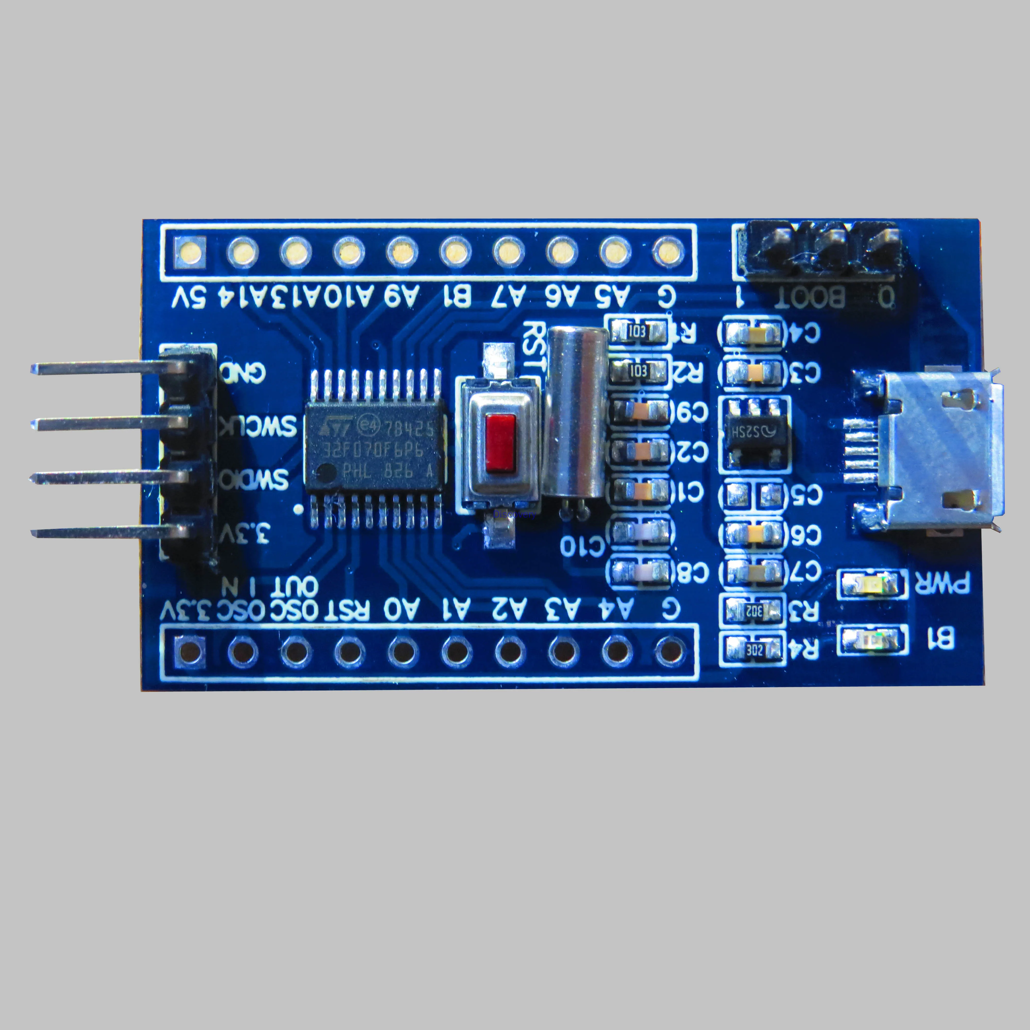 

STM32F070F6P6 минимальная система F070 основная плата STM32 макетная плата новый продукт обучающая оценочная плата