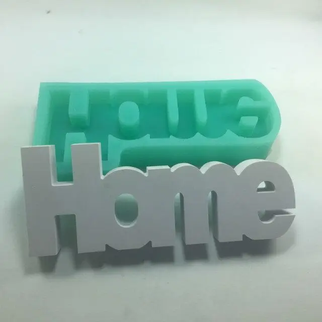 

silicone molds Cement molds Concrete Decoration H-o-m-e alphabet Handmade Mold Silicone Mould aroma stone moulds