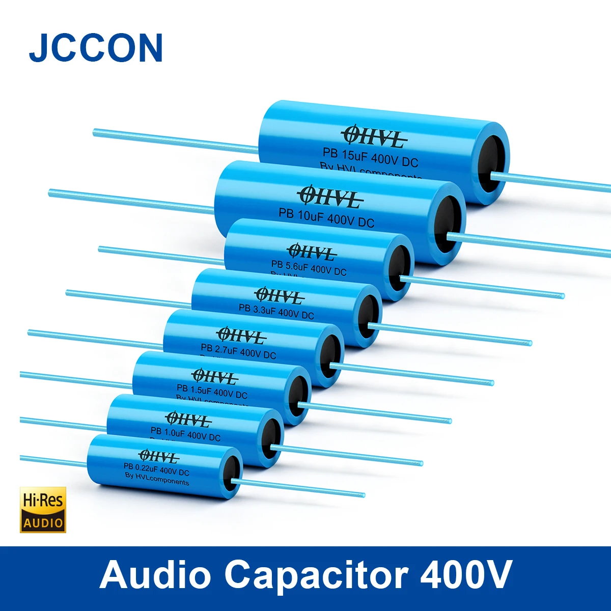2szt Kondensator audio 400V OHVL HIFI Fever Bezelektrodowe sprzęgło audio 0.22UF 0.47UF 1UF 1.5UF 2UF 3.3UF 4.7UF 5.6UF 8.2UF 10UF