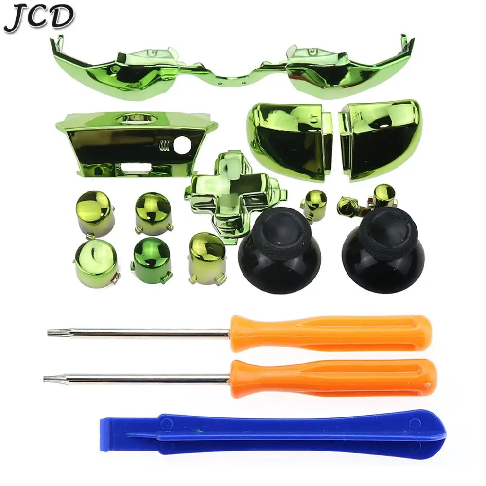 JCD Bumper Triggers Buttons Replacement Full Set D-pad LB RB LT RT Buttons + T8 & T6 Tools For Xbox One Elite Controller