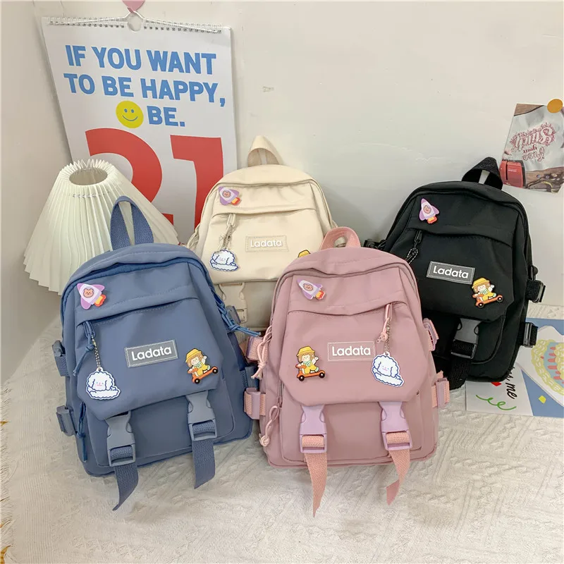 The new Korean version of the mini backpack woman bag cute campus casual shoulder bag parent-child multi-purpose backpack Bolsa