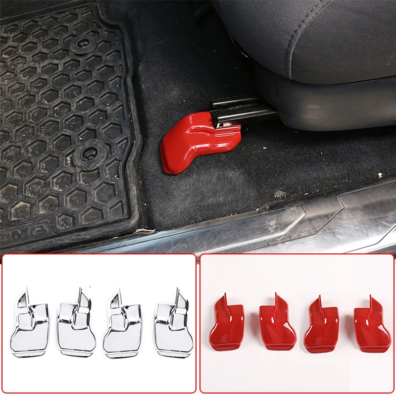 ST Car Part Seat Foot Screw Protection Cap Decoration Cover ABS Plastic For Toyota Tacoma 2017-2019 Interior Styling Accessories