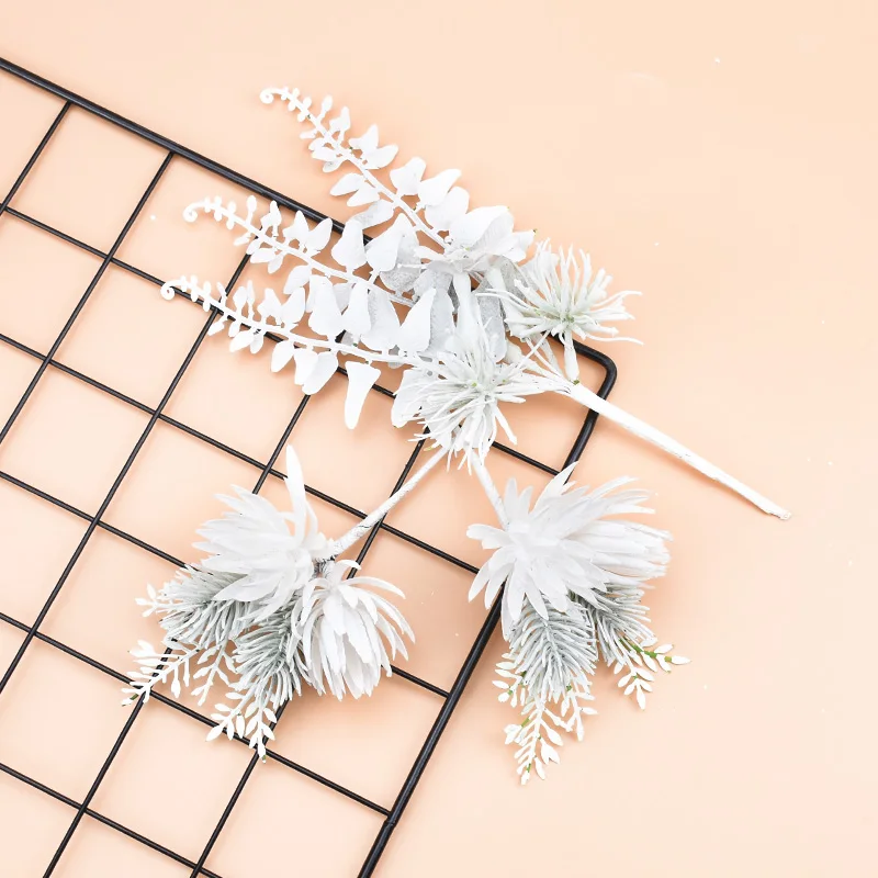 1 Pieces Artificial Plants Christmas Tree Decorations Wedding Decoration Artificial Flowers Home Decoration Accessories New Year