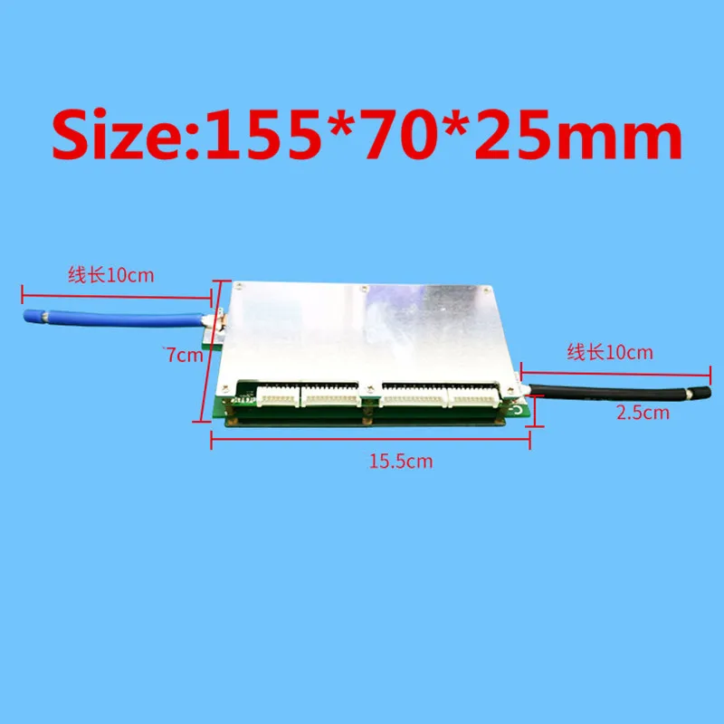 10S 13S 14S 16S 20S 21S 24S 72V 60V 48V BMS 400A 300A 200A 100A Lifepo4 li-ion Lipo LTO Battery Protection Board Bluetooth APP