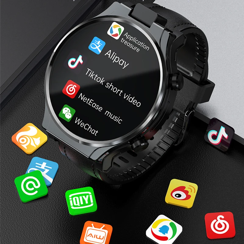 Android 10 Wifi 4G Smart Watch Phone GPS Tracker Sports Watch 8 Core 4G RAM 64G ROM Video Call Waterproof Bluetooth Smart watch