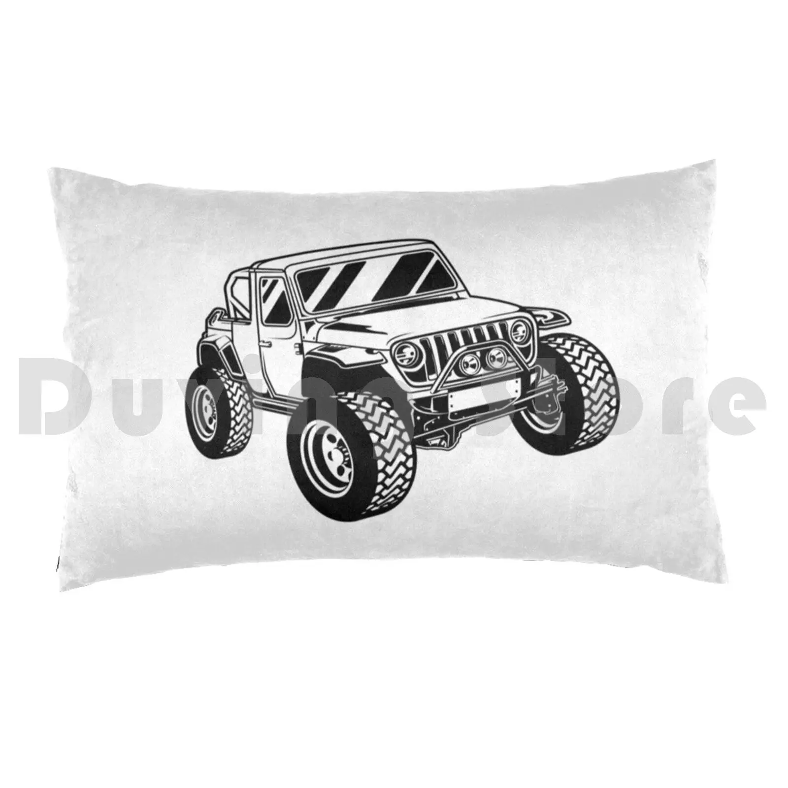 Offroad 4wd Car Pillow Case Printed 50x75 4 X 4 Car Offroad Off Road Truck Mud Landcruiser Terrain Racing Car