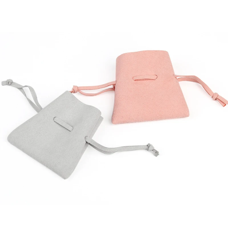 Hot Sale Travel Portable Storage Jewelry Ring Necklace Ear Nail Storage Bag Jewelry Dust-proof Purse Small Cloth Bag Wholesale