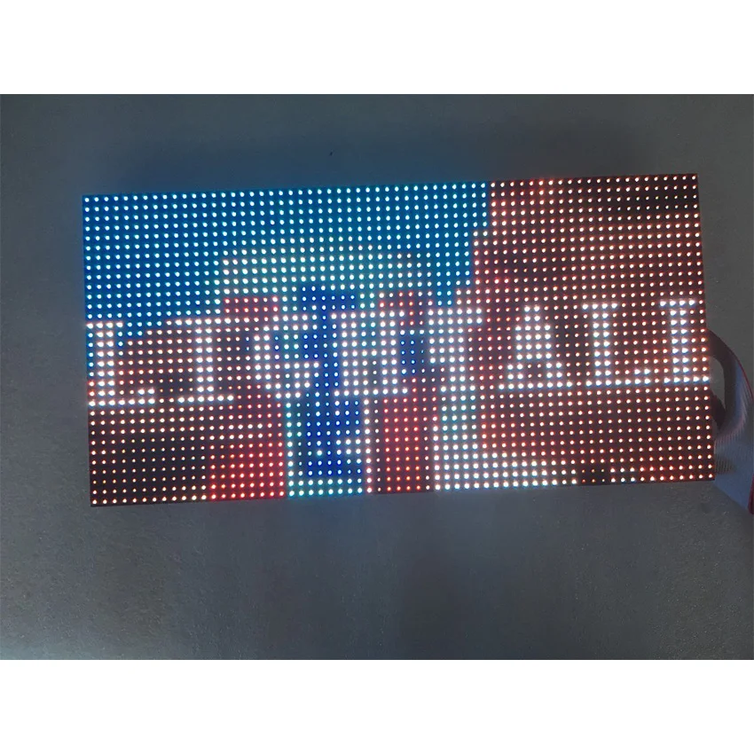 LED Video Wall Billboard Screen Panel, P10 SMD3528 1/4scan Indoor LED Display RGB Module 320*160mm 32*16Pixels For Advertising