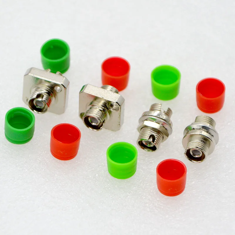 

100PCS Optical Fiber Adapter Connector FC Small D-type Zinc Alloy Transfer Flange Coupler Wholesale Free Shipping To Brazil