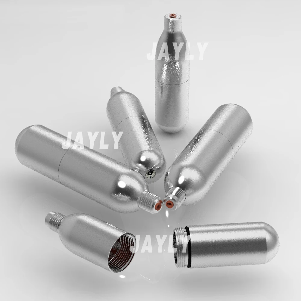 High Pressure Stainless Steel CO2 Cartridge CO2 Cans for Outdoors Inflatable Competition Toys Coffee Beer Machine Tire Swimming