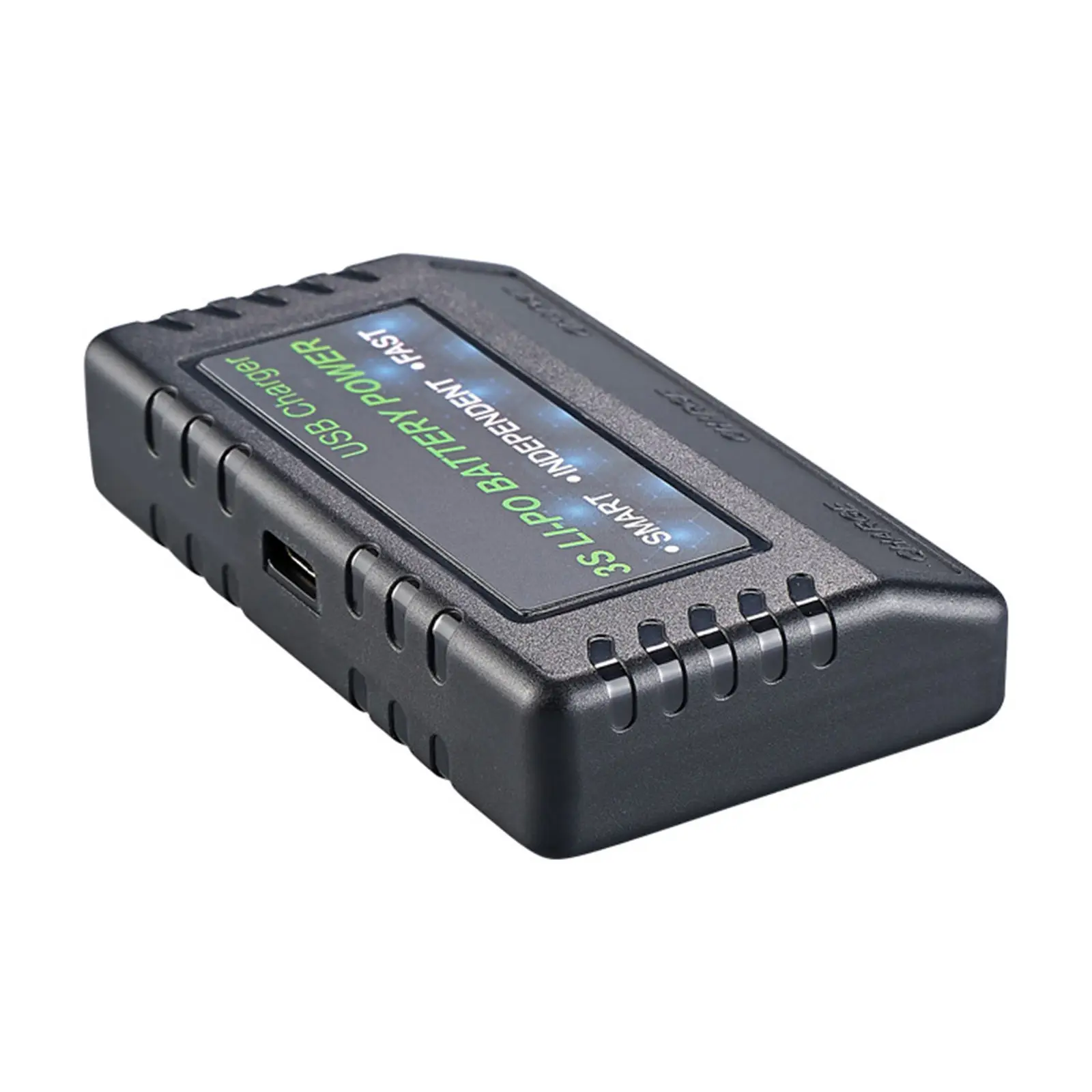 11.1V LI-Po Battery Charger USB Cable Black Balanced Charger Case for 3S Batteris Lithium Battery Pack Drone LI-Polymer Battery