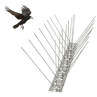 New 1/2pcs Bird Repeller 50cm Stainless Steel Pigeon Nails AntiBird AntiDove Spikes Control Orchard Bird Catcher ingenious