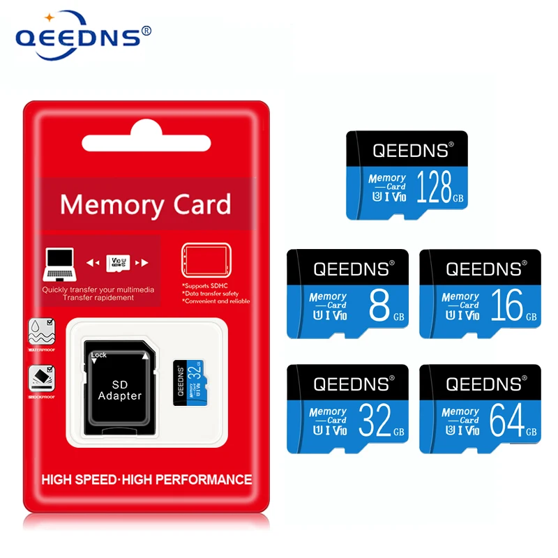 New Arrival Micro TF Card 8GB 16GB 32GB Class 10 Micro card 64GB 128GB Flash memory Card For Phone /Tablet / Camera