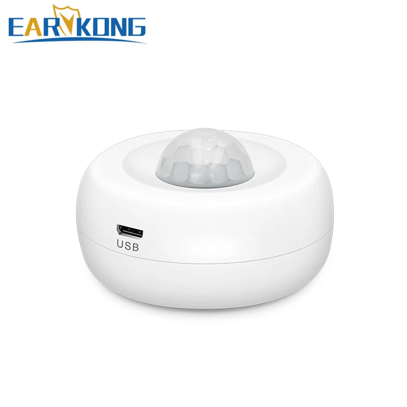 Zigbee 3.0 Tuya Mini Smart Ceiling Human Motion Movement Body PIR Transducer Sensor Smart Life Home Security Wireless Link bulb