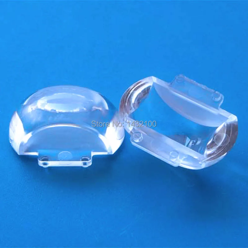 8x180degree ovale lente bianca A Led per CREE XP | Federale 5050 | Seoul MJT4040 Led (HX-CTD-FC)