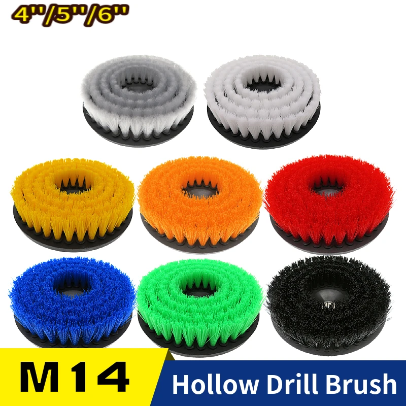 4''5''6'' Power Scrub Clean Drill Electric Brush For Leather Plastic Wooden Furniture Bathroom Car Interiors Cleaning Tools