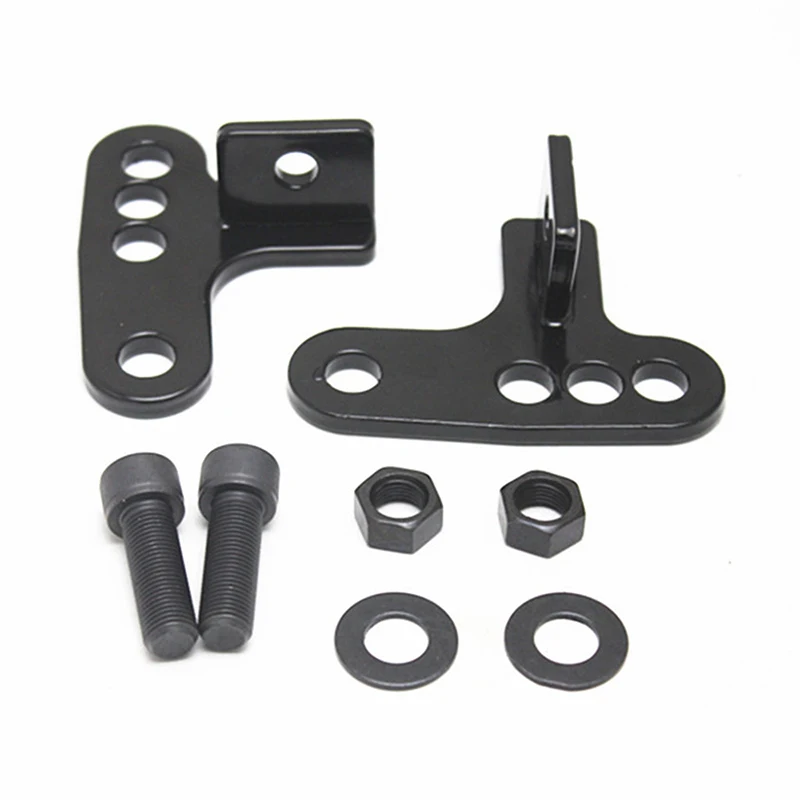 

1 Set Black For Sportster Rear Adjustable Slam Lowering Brackets Kit 1-3 Inches For Sportster 883 1200 2000-2015