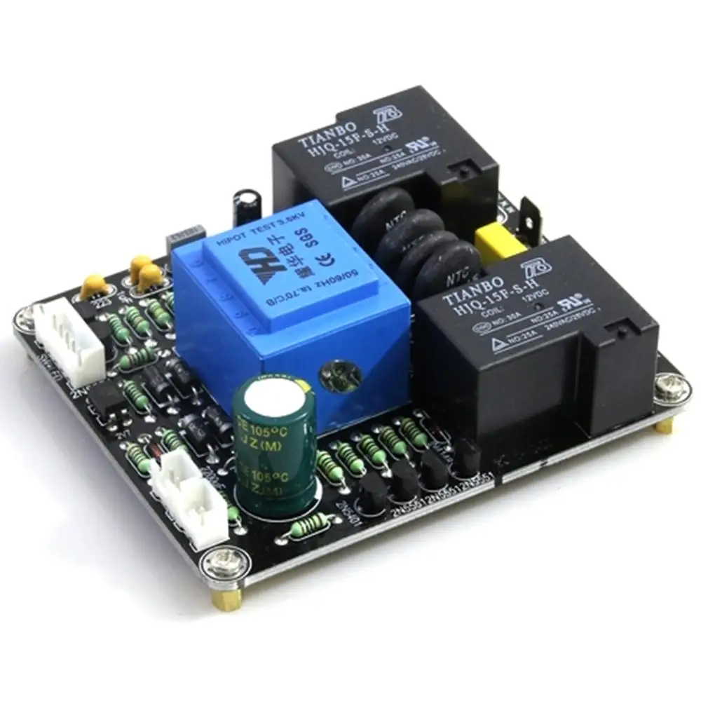 

30A Class A Power Amplifier Power Delay Soft Start Temperature Protection Board