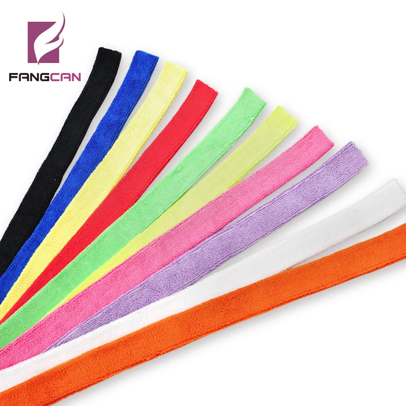 Fangcan 3Pcs 10M Absorberende Tennisracket Handdoek Grip Badminton Padel Kronkelende Zweetband Overgrip