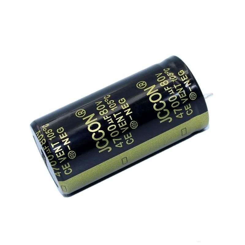 80v4700uf JCCON سميكة القدم كهربائيا مكثف حجم 25x50 العاكس السلطة