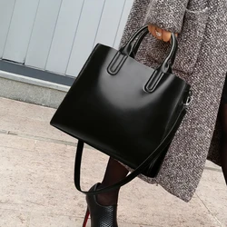 Fashion Leather Bag Large Women Leather Handbags Famous Brand Women Messenger Bags Big Ladies Casual Clutch Tote Shoulder Bag