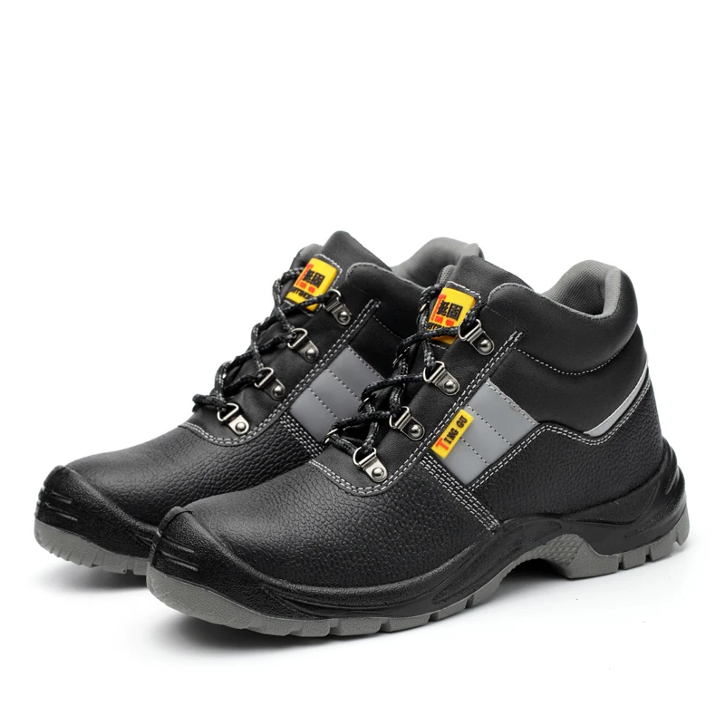 Hot sale safety work shoes steel toe cap anti-static safety boots