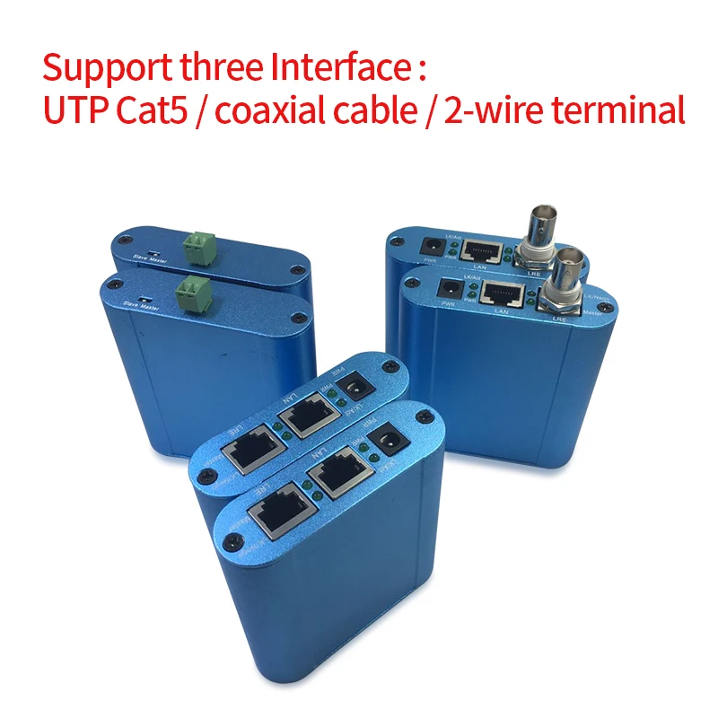 Imagem -03 - Metros de Extensor Ethernet Através de Utp Cat5 Extensor de Longa Distância Sistemas de Segurança Ethernet Câmera ip 300500