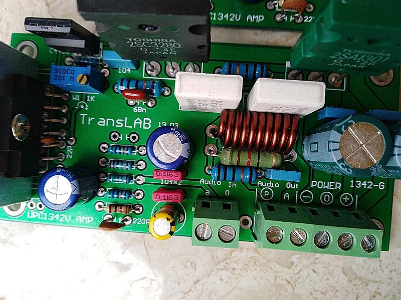 UPC1342V-tubo amplificador de potencia A1301C3280, tablero terminado de potencia de 100W, Mono diseño