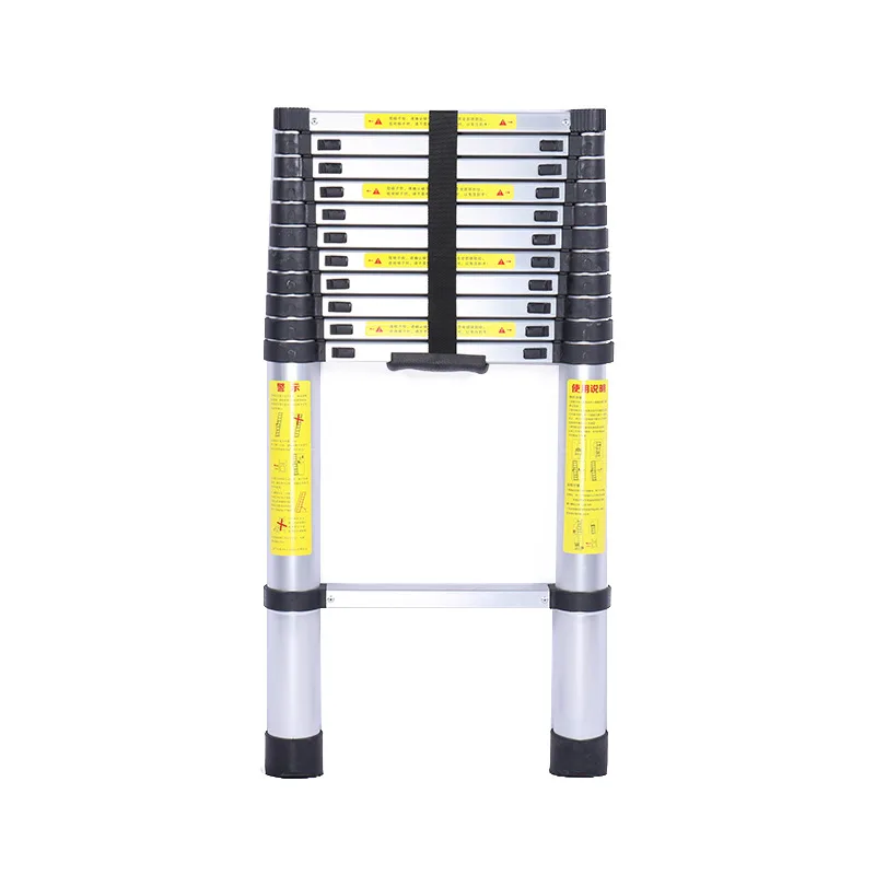 Multi Purpose Household Thickening Extension Ladder Aluminium Alloy Household Portable Insulated Bamboo Single Ladder 2m /3.2m