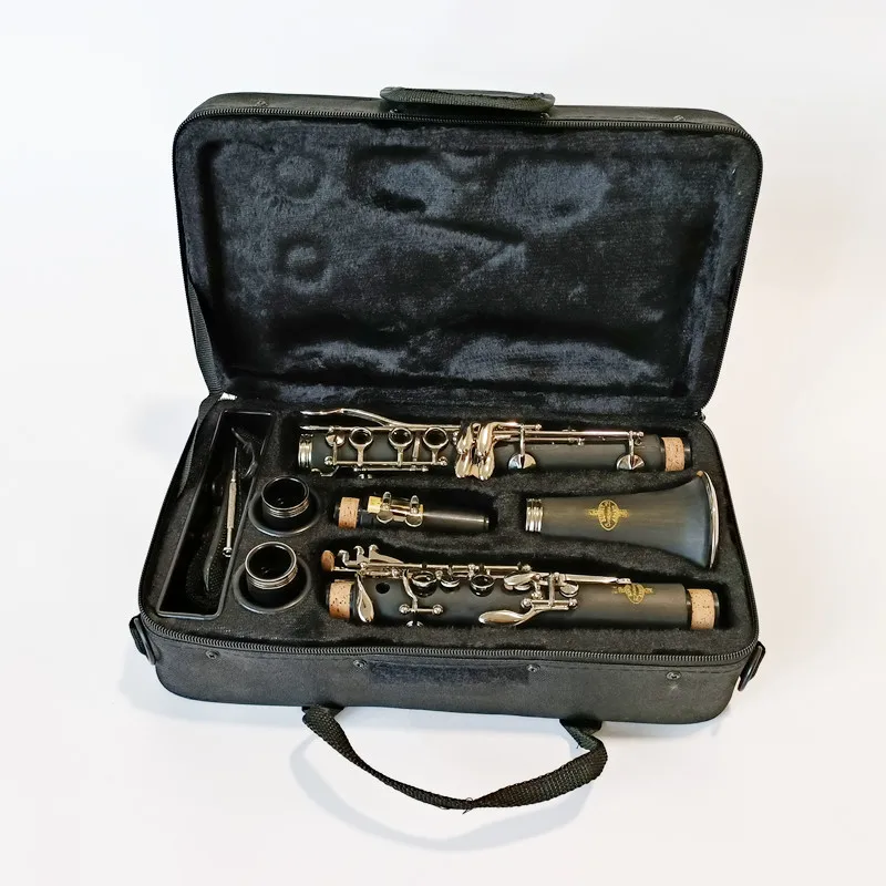 Brand Buffet Crampon Prodige Bb Clarinet 17 Keys B Flat Musical Instruments High Qualiey Bakelite Tube Nickel Plated Clarinet