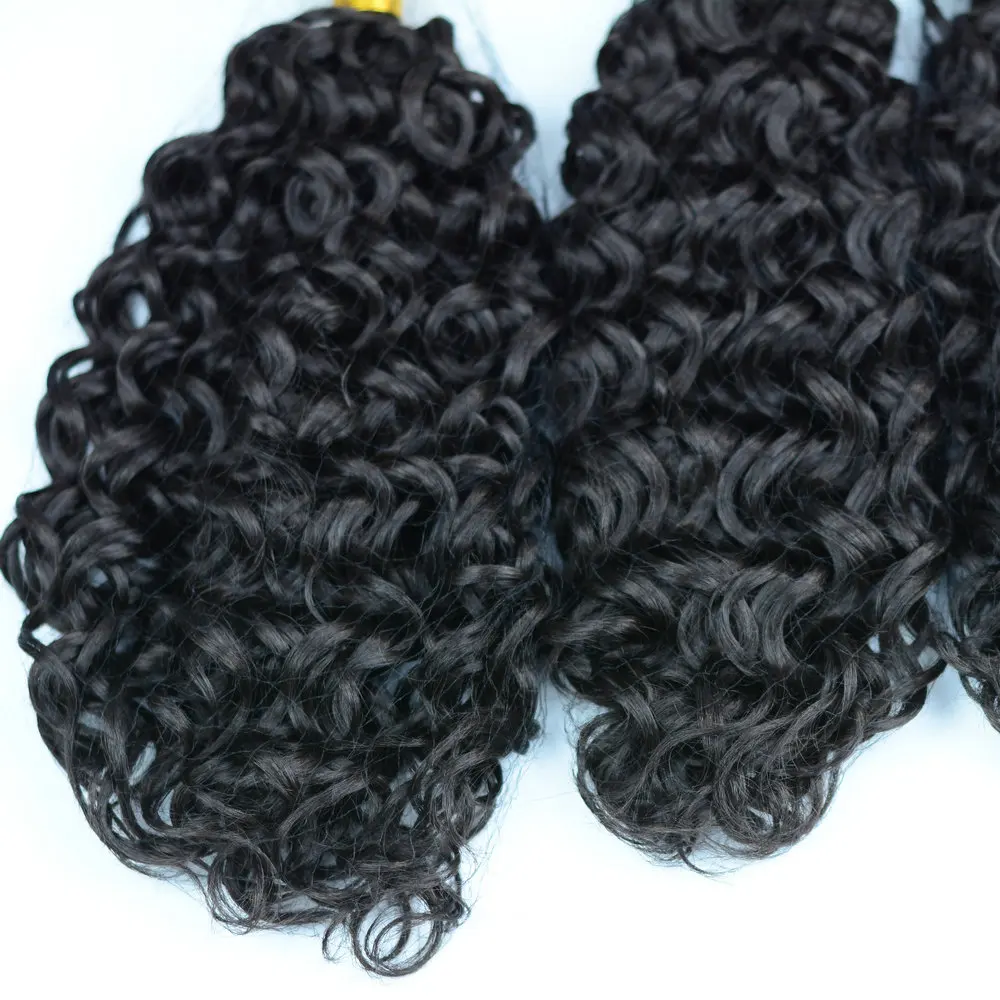 AdTosSynthetic Water Wave Bundle, Soft High Temperature Fiber, Natural Weave, African Extension, Perm Able, 100g, 10-30in